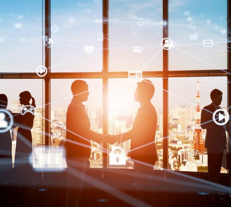 Partnership and collaboration visual.