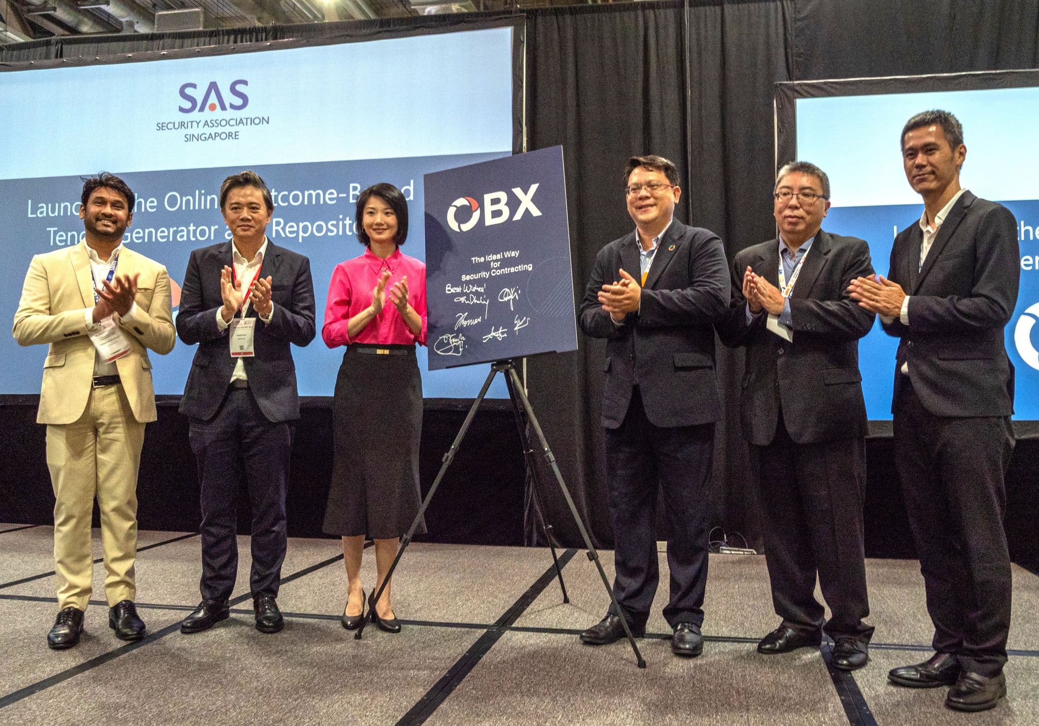 Security Association Singapore OBX launch.