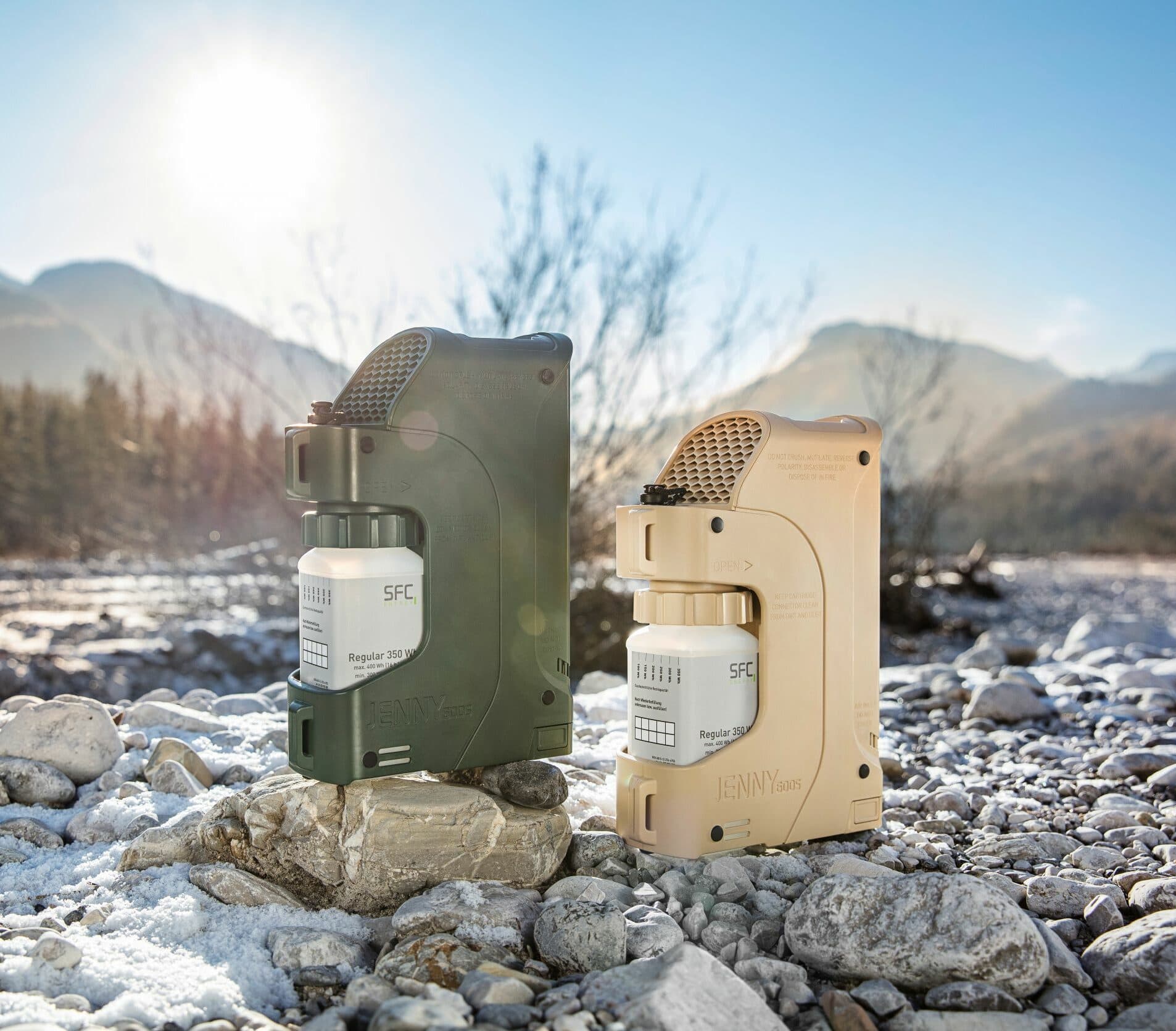 Portable SFC Jenny system deployed in outdoor terrain.