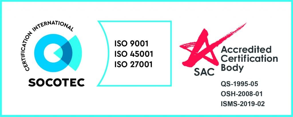 ISO certifications.